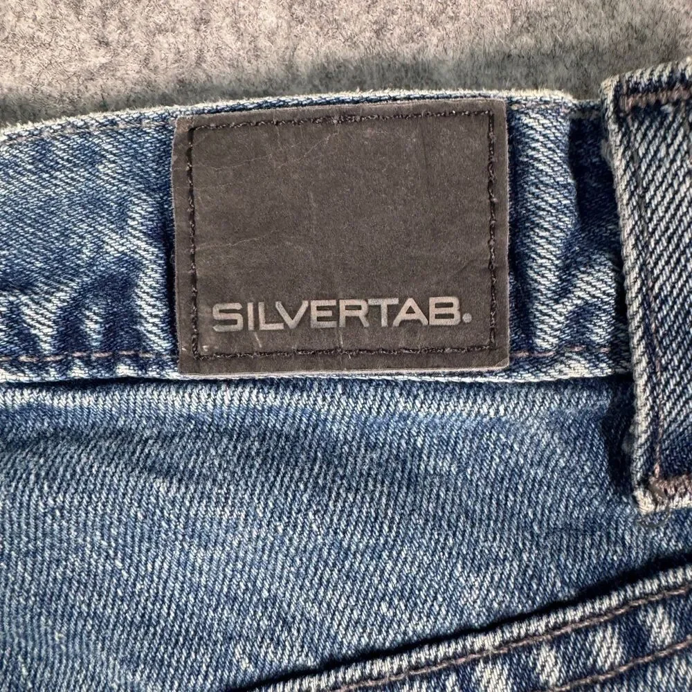 VTG Levis Silvertab Baggy Fit Jeans Mens 32x32 Measures 31x31 Blue Y2K USA Made